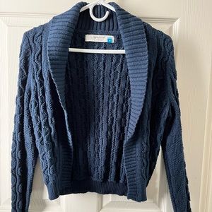 Sparrow navy crop sweater